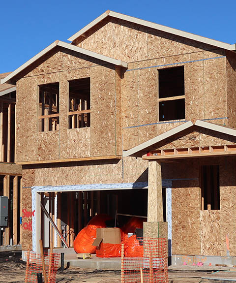 Interfinance construction mortgage options available.